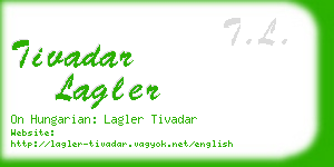 tivadar lagler business card